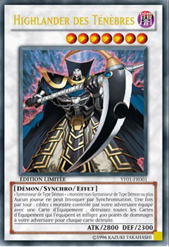 Carte Yu-Gi-Oh! 5 D's black highlander Carte Yu-Gi-Oh! 5 D's black highlander