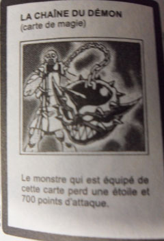 Carte Yu-Gi-Oh! 5 D's la chaine du demon Carte Yu-Gi-Oh! 5 D's la chaine du demon