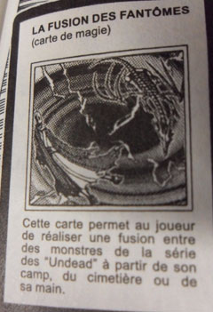 Carte Yu-Gi-Oh! 5 D's la fusion des fantomes Carte Yu-Gi-Oh! 5 D's la fusion des fantomes