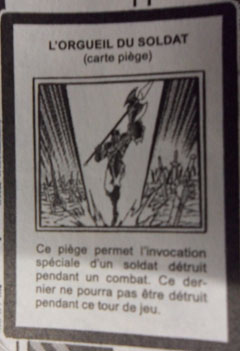 Carte Yu-Gi-Oh! 5 D's l'orgueil du soldat Carte Yu-Gi-Oh! 5 D's l'orgueil du soldat