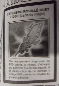 carte Yu-Gi-Oh! 5 D's rust edge carte Yu-Gi-Oh! 5 D's rust edge