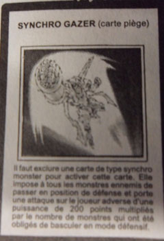 Carte Yu-Gi-Oh! 5 D's synchro gazer Carte Yu-Gi-Oh! 5 D's synchro gazer