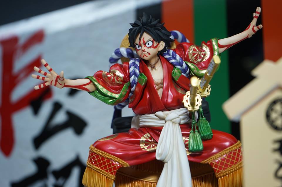 One Piece P.O.P. Monkey D. Luffy KABUKI-EDITION  - Jump Festa 2016 (4)