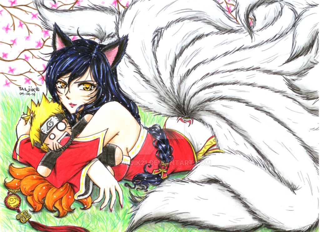 ahri_fanart_x_naruto_fanart_by_taljik21-d7y04x0
