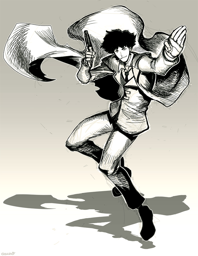 cowboy_bebop_sketch___spike_spiegel_by_genzoman-d9egqbm