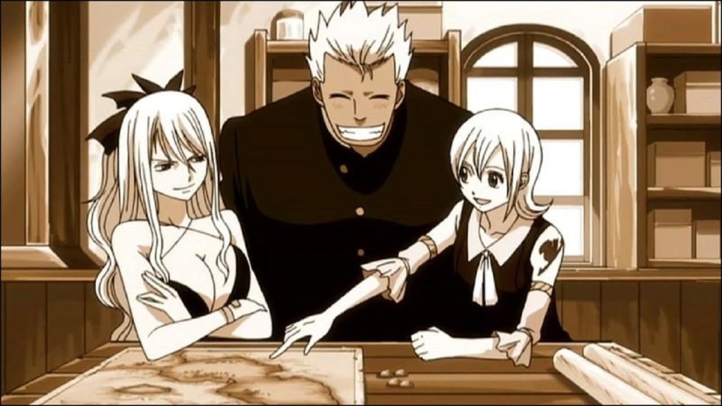 fairy tail mirajane et lisanna et elfman