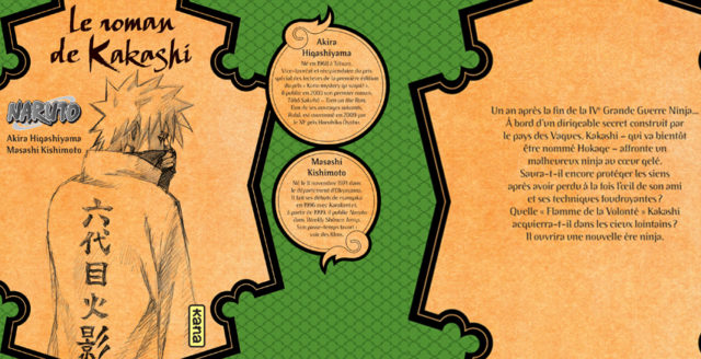 Annonce nouveauté : le roman de Kakashi ! kana.fr, le site de référence