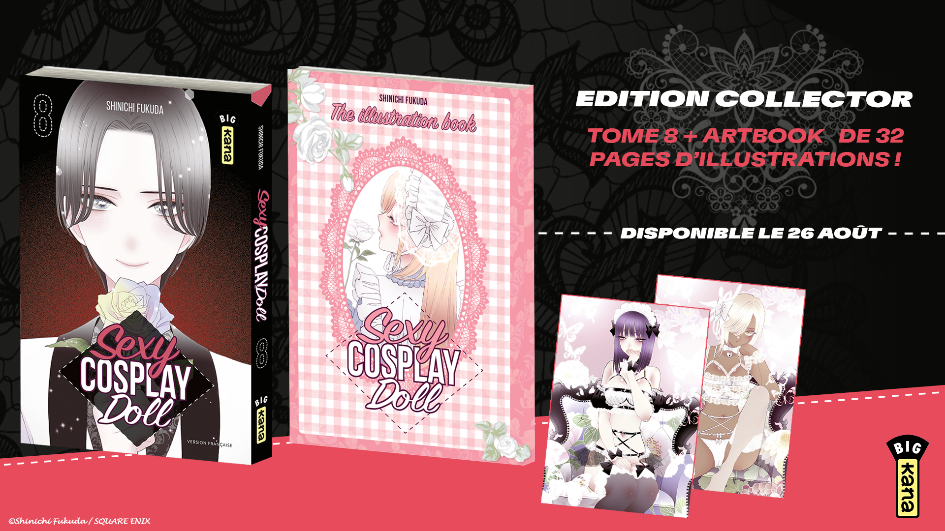 Annonce collector : Sexy Cosplay Doll tome 8 + Artbook kana.fr, le site