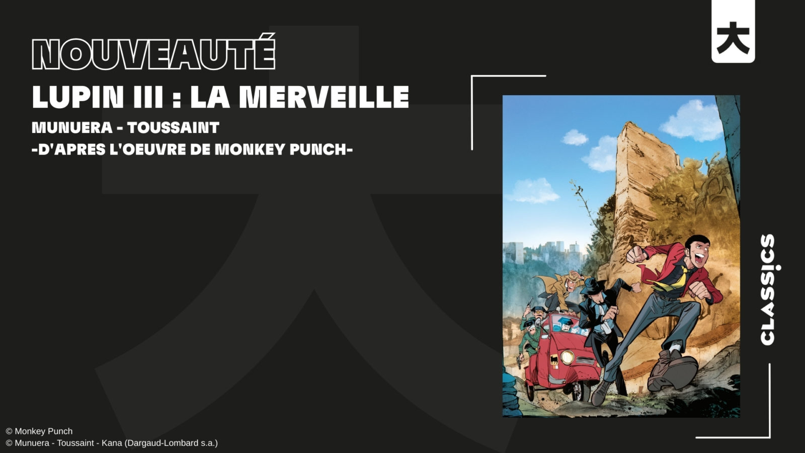 Annonce Lupin III Kana